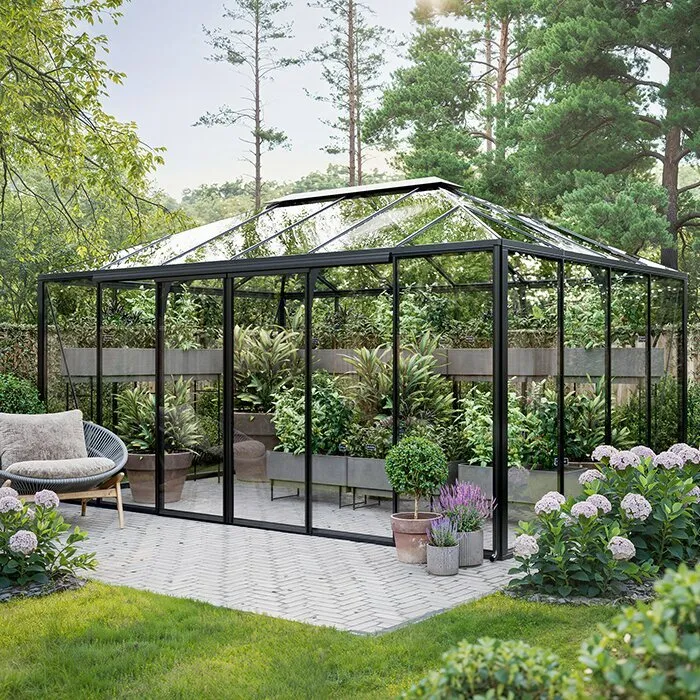Pyramidväxthuset Bloomcabin Oasis